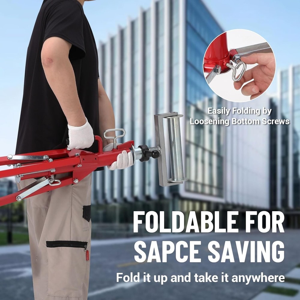 Pipe Stand Adjustable Height 2500 Lbs Portable for Welding & Construction