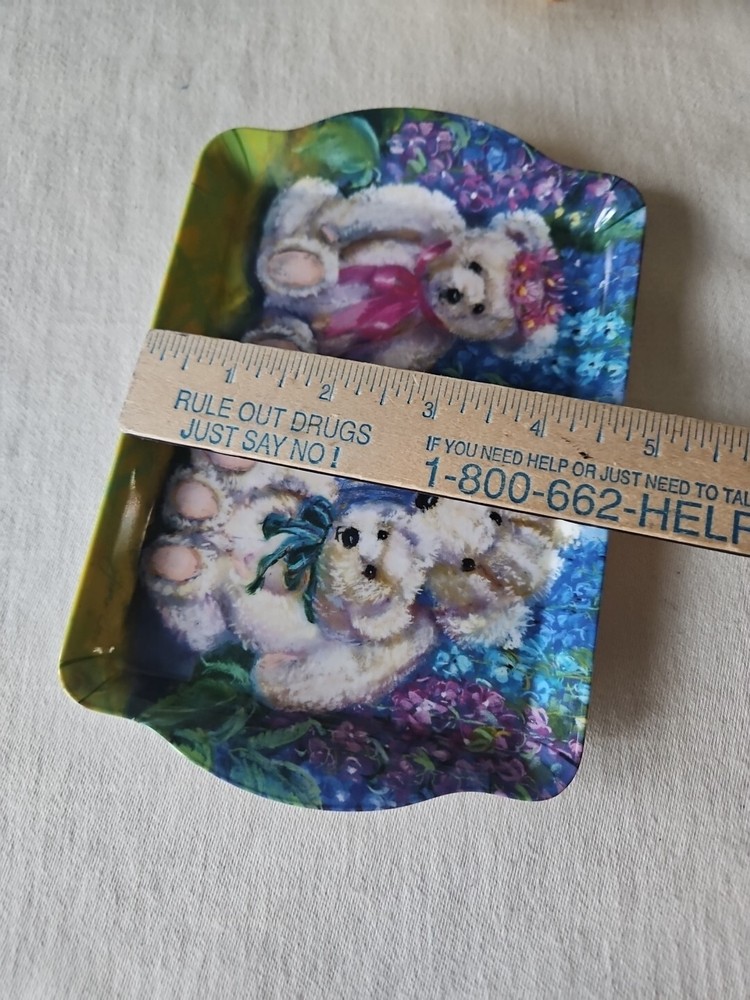 Ashdene Melamine Teddy Bear 7" Mini Tray Australia