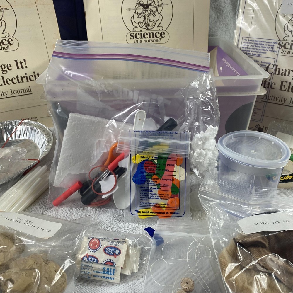 Delta Education Science In A Nutshell Charge It Static Electricity STEM Kit Comp