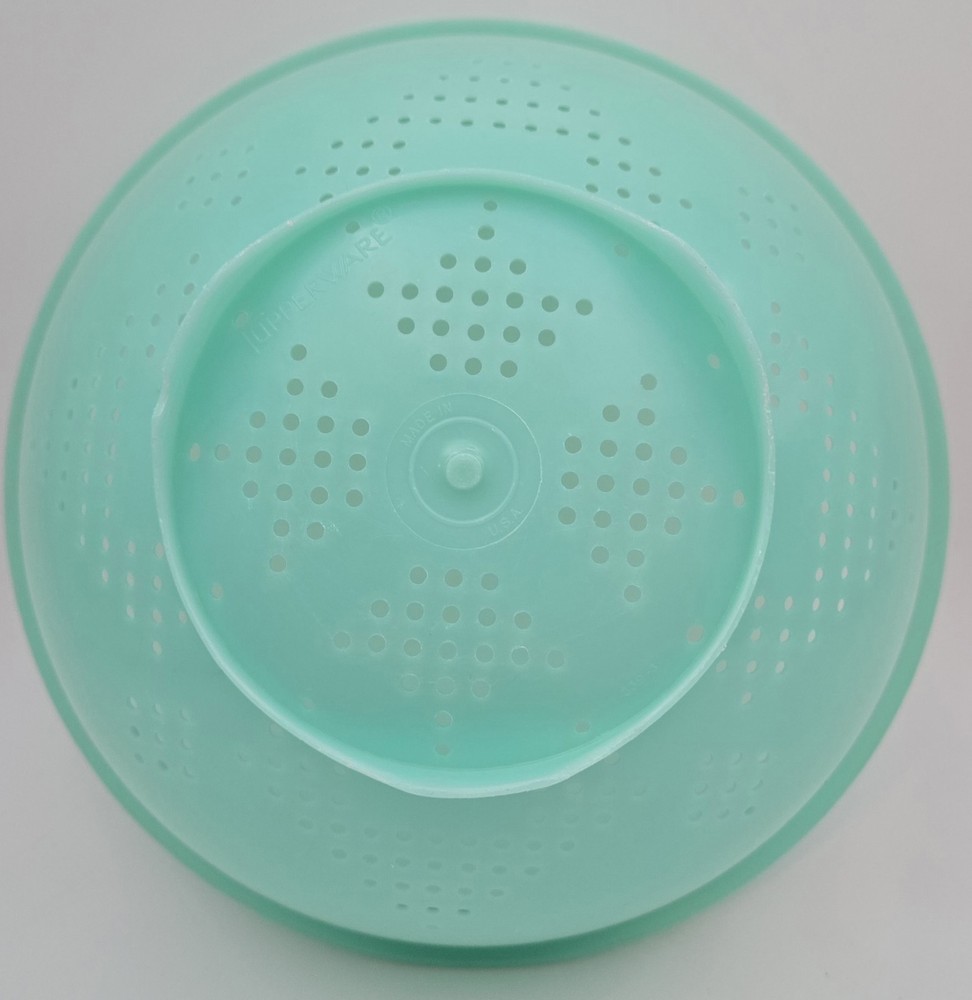 Vintage Tupperware Colander, 339-3, Jadeite Green