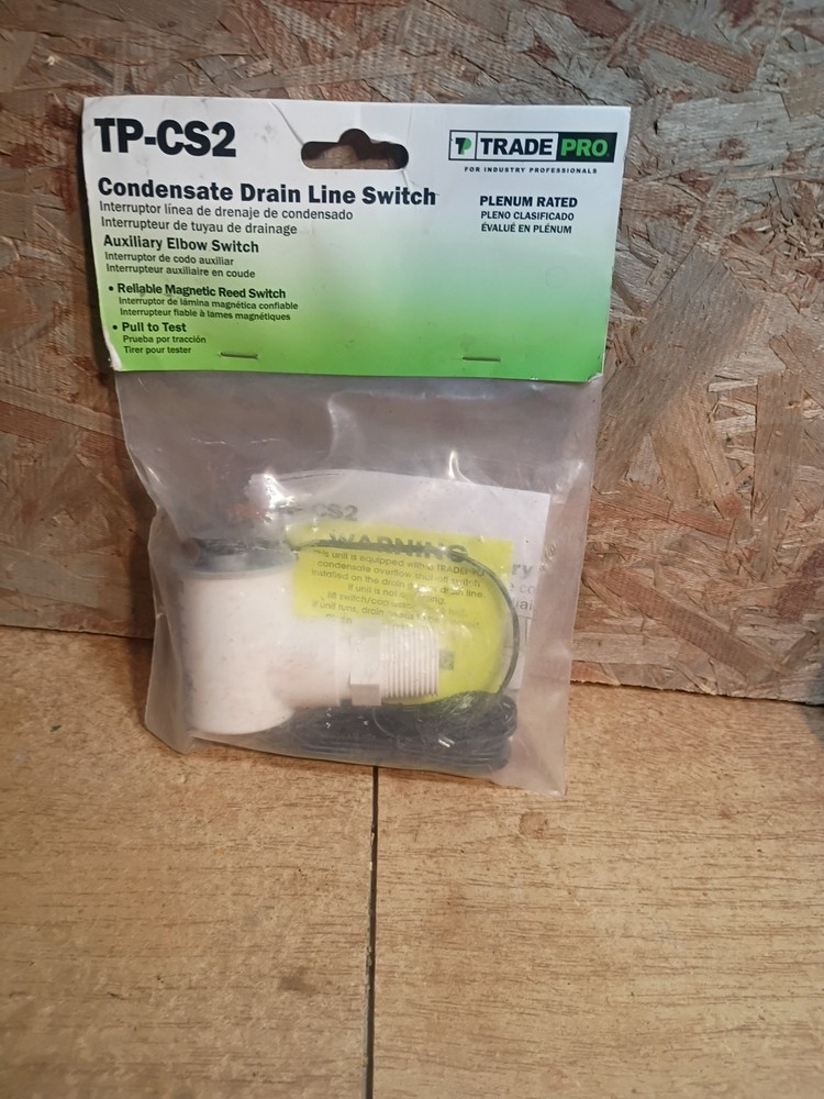 Condensate Drain Line Switch TP-CS2  Overflow Protection