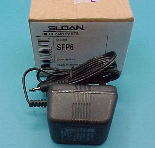 SLOAN PLUG IN ADAPTER 110VAC/6VDC JO