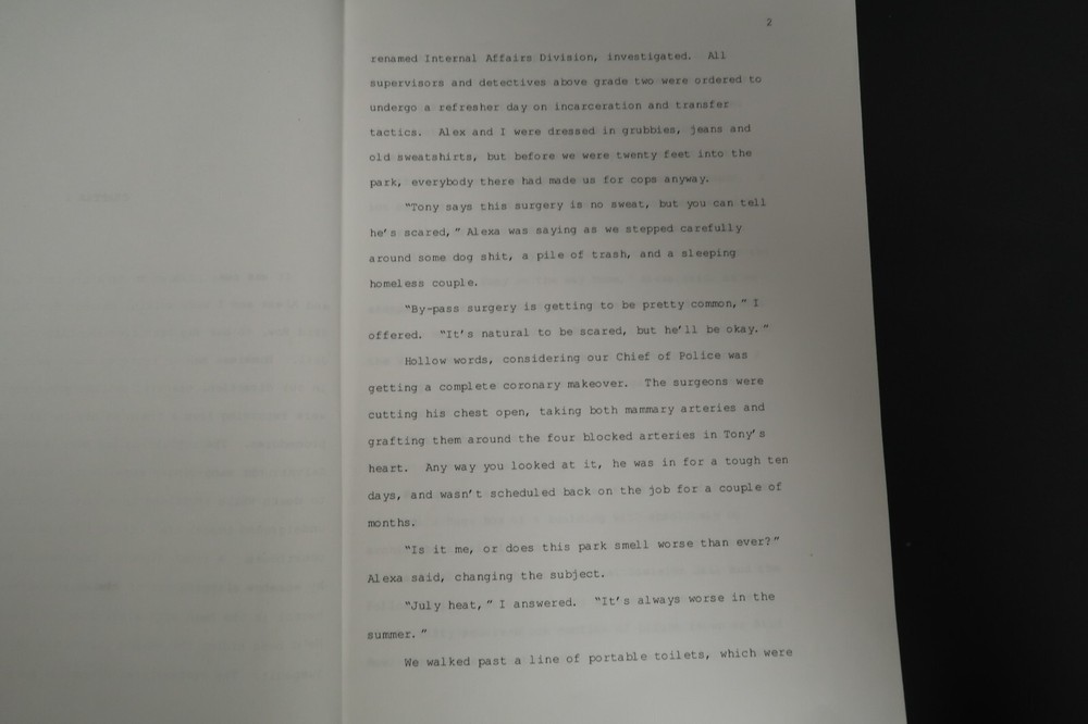 White Sister Original Book Script Stephen J. Cannell Scully Studios Collection