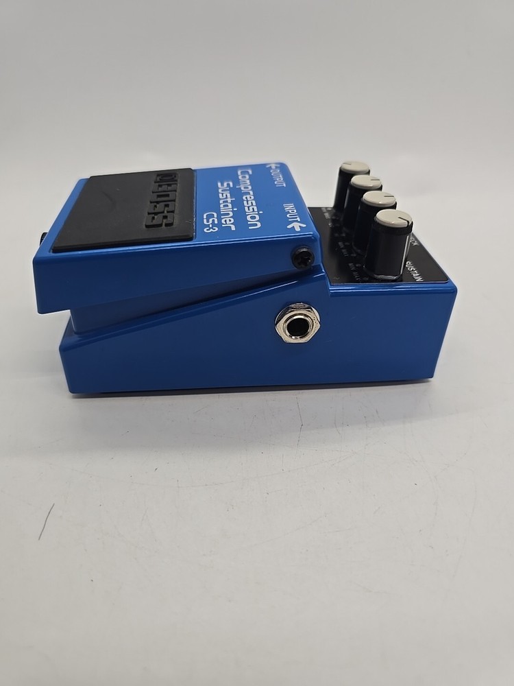 Boss CS-3 Compressor Sustainer Guitar Effect Pedal With Box