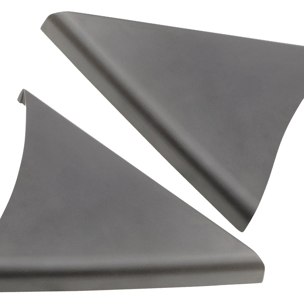 APPERFiT Front Door Upper Trim Panel Triangle Cover (Gray) Size 7.75'', Gray