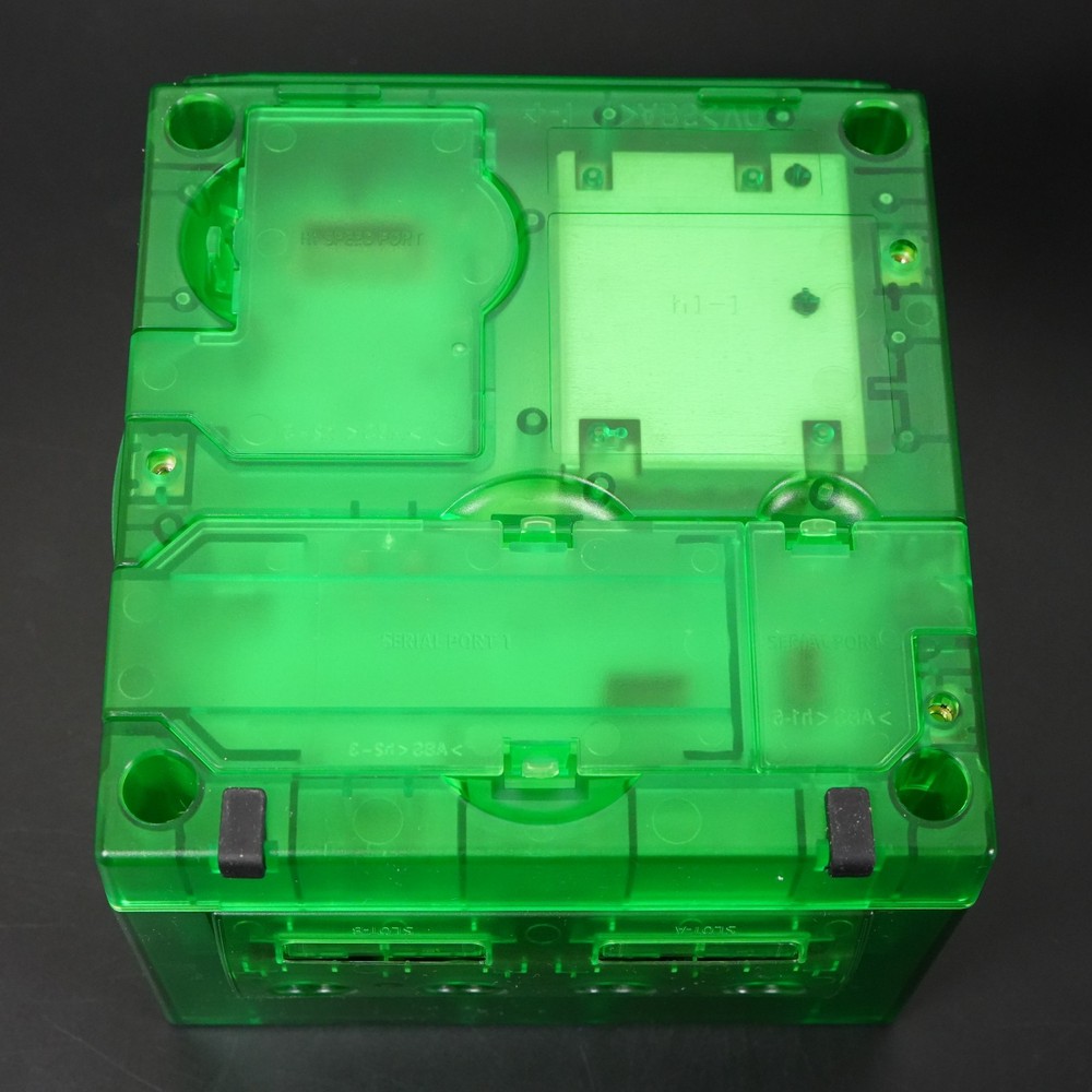 Nintendo GameCube Replacement Clear Green Shell Console NTSC U-C/J Region Switch