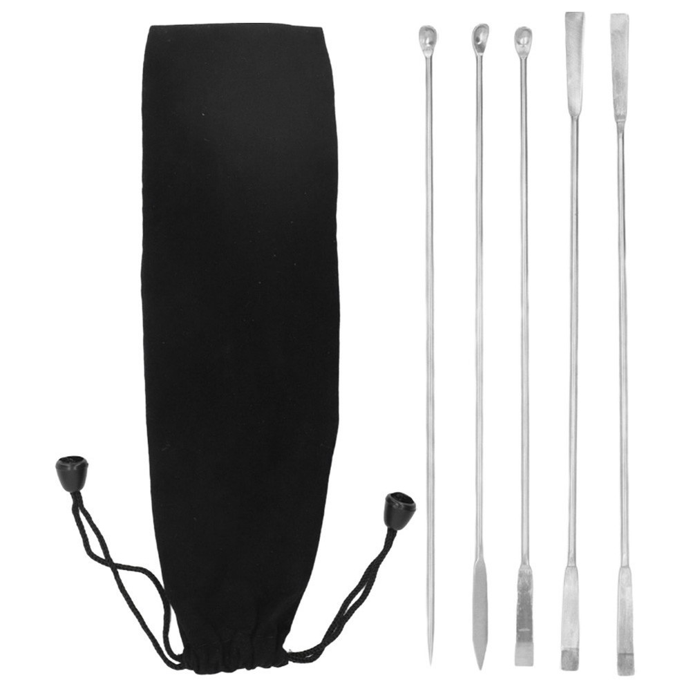 Measuring For Laboratory Spatulas For Sampling Convenient For Deeper Bottles