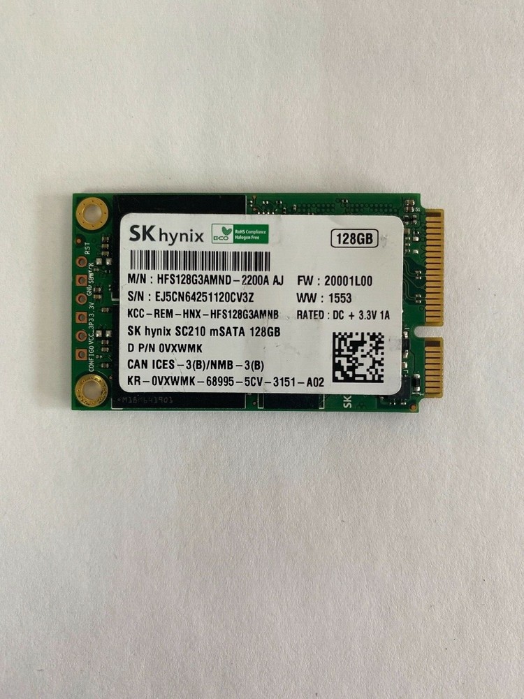SK hynix 128GB mSATA SSD mixed models