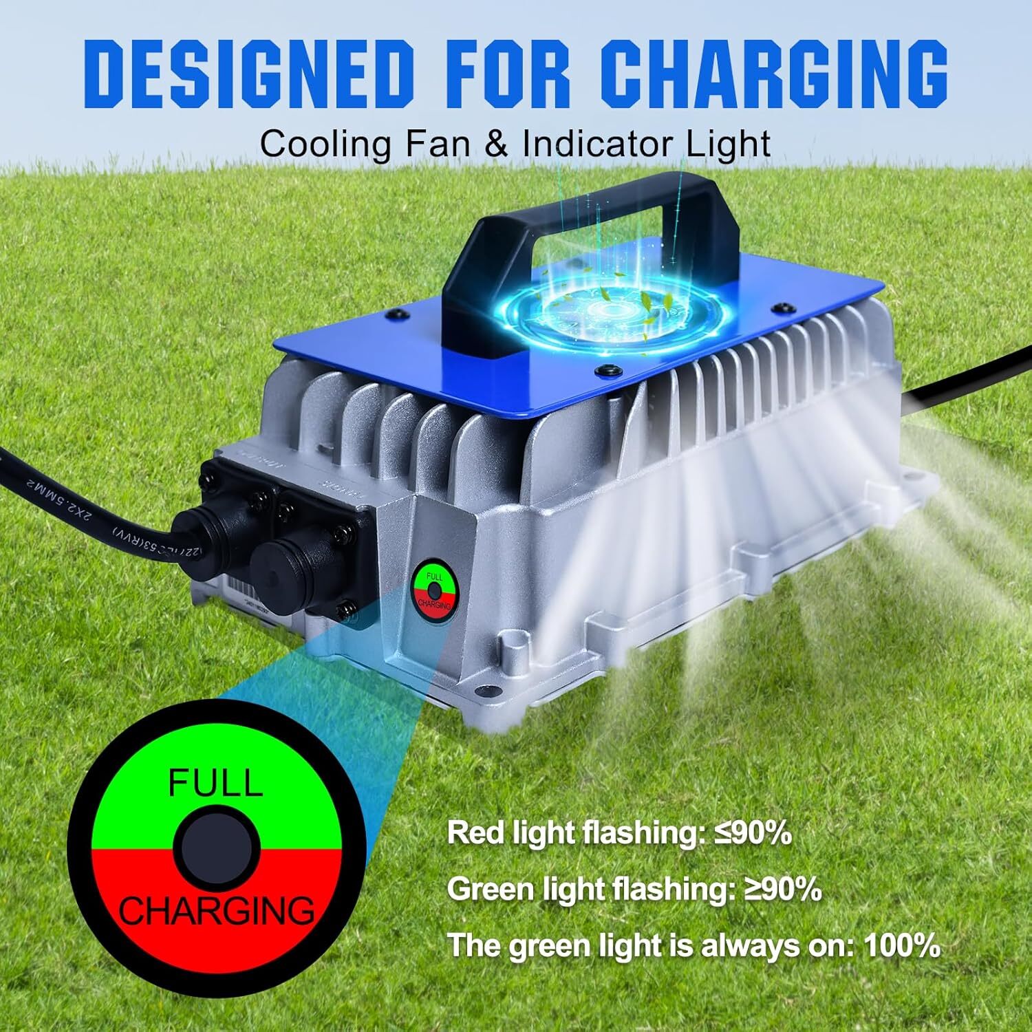 36V 100Ah Lithium Golf Cart Battery with 25A Charger Golf Cart Trolling Motor RV