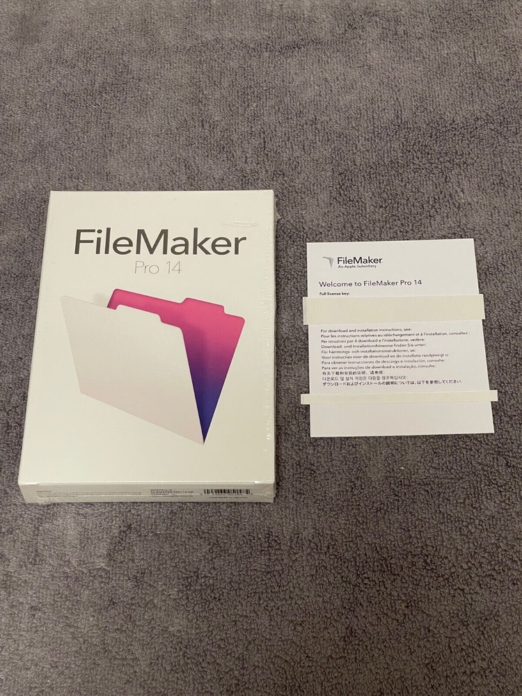 FileMaker Pro 14 Software--Full Version for Mac and Windows, Free Shipping