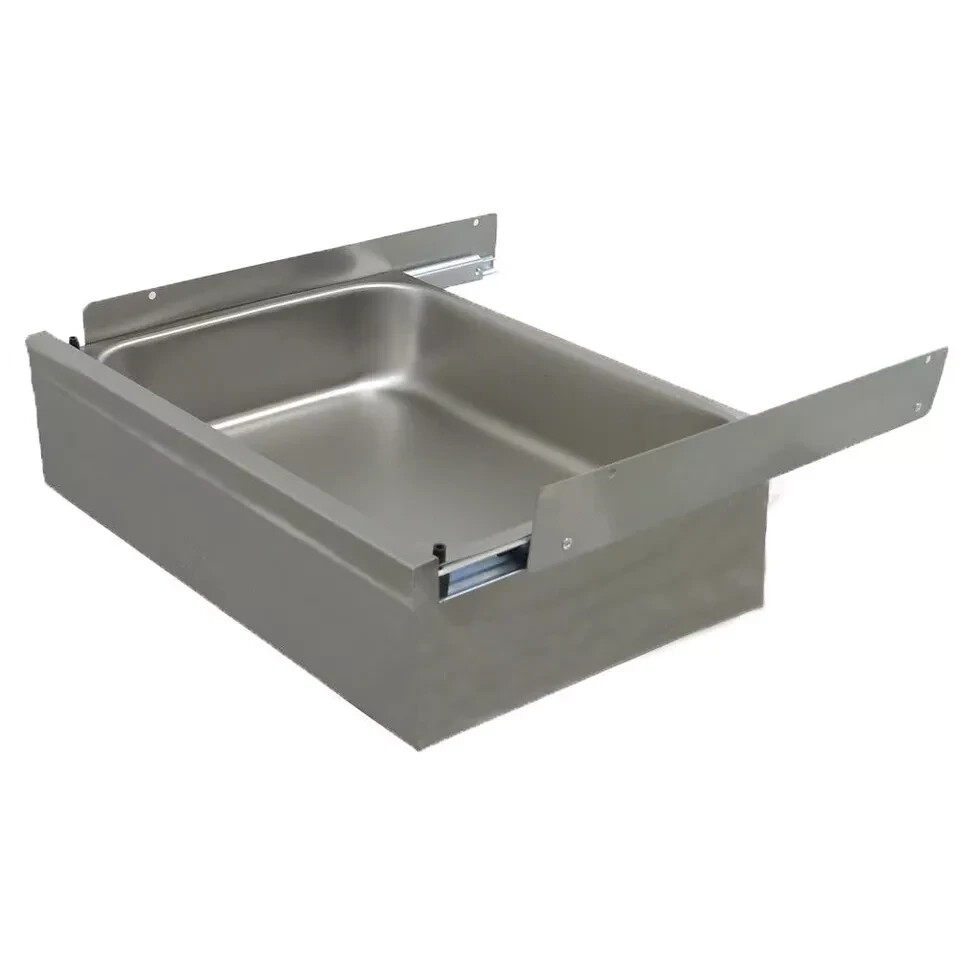 Restaurant Kitchen Work Table – NSF Certified with Overshelf and Drawer