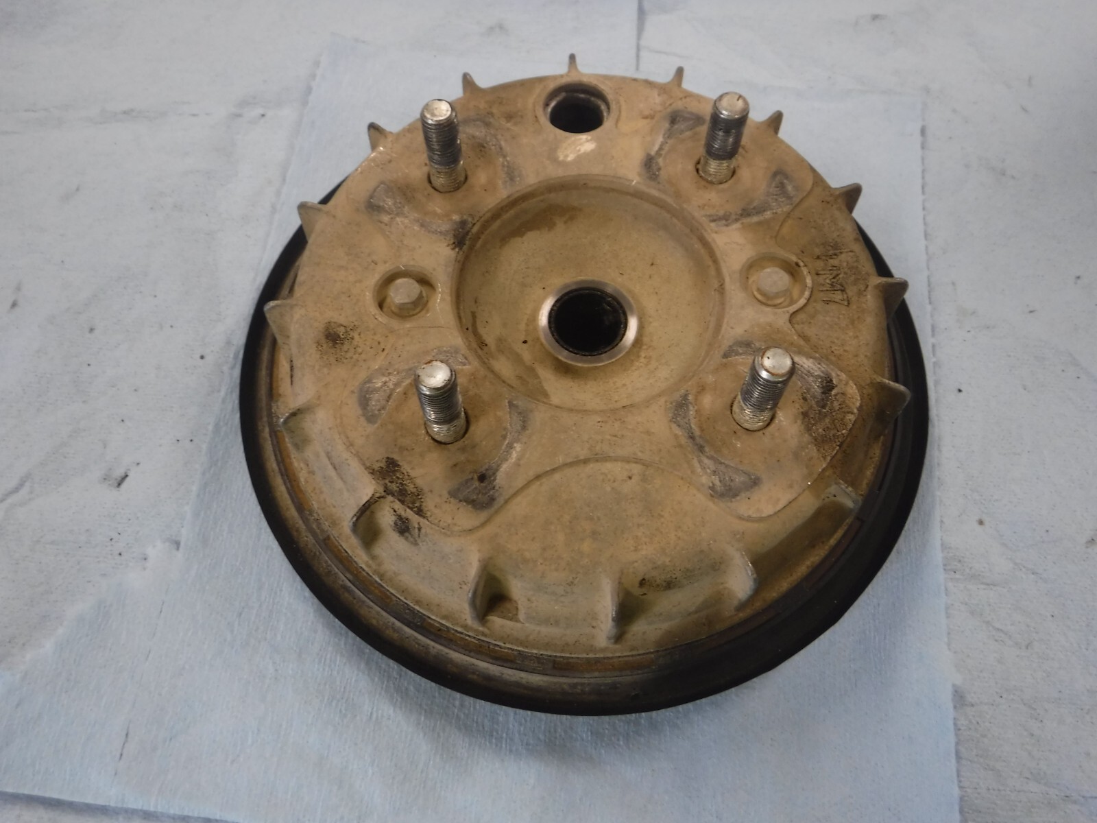 2001 HONDA FOREMAN RUBICON 500 TRX500FA 4X4 FRONT BRAKE DRUM HUB ASSEMBLY