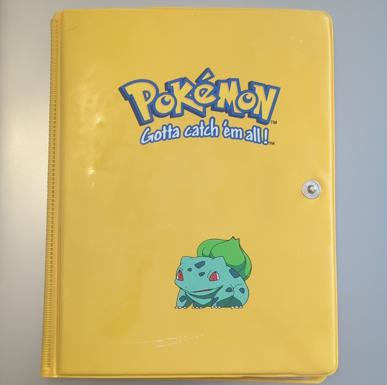 Pokémon Yellow Binder Bulbasaur Plastic Album for Pokémon TCG Cards