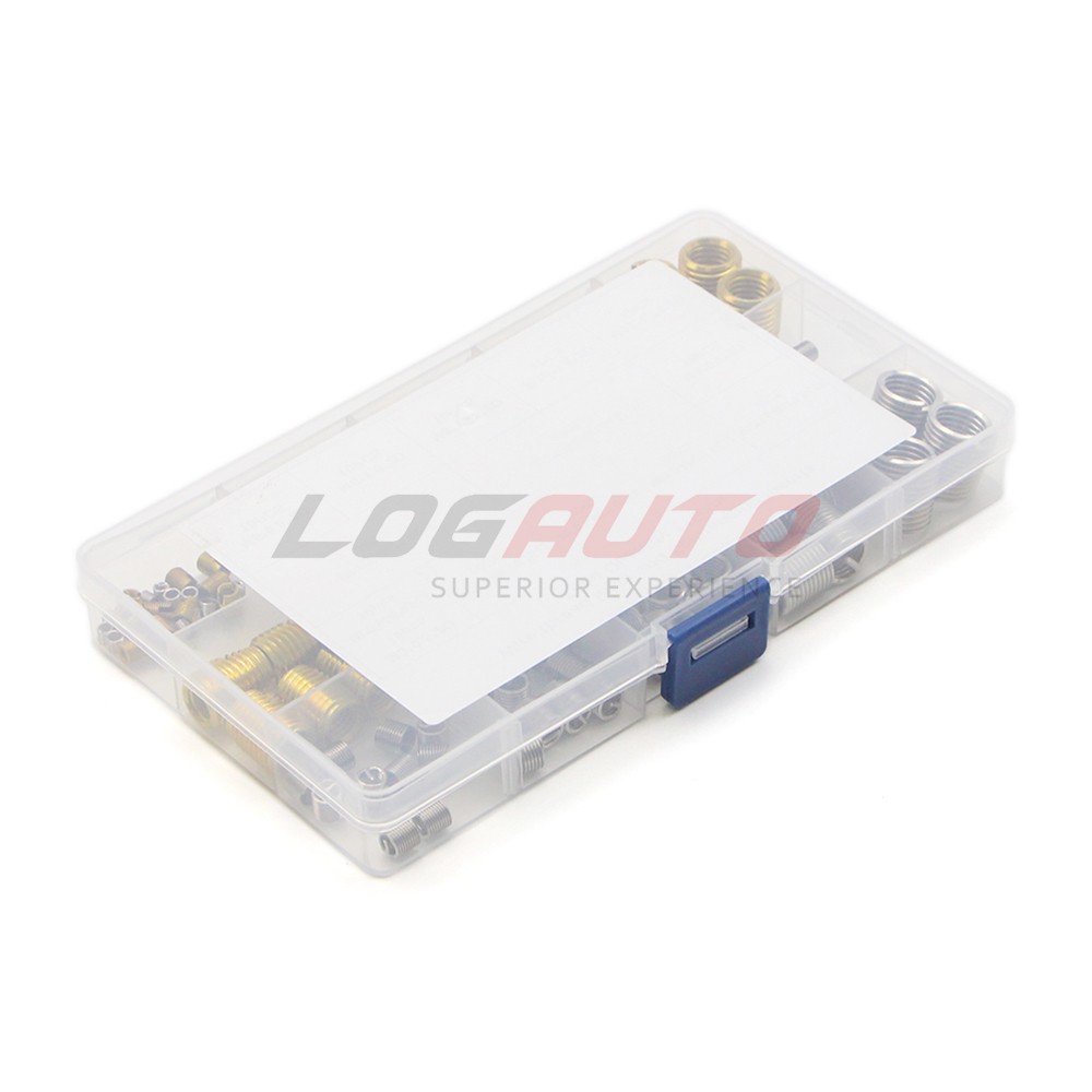 116pcs Self Tapping Thread Insert Helicoil Threaded Inserts Set Stainless Steel