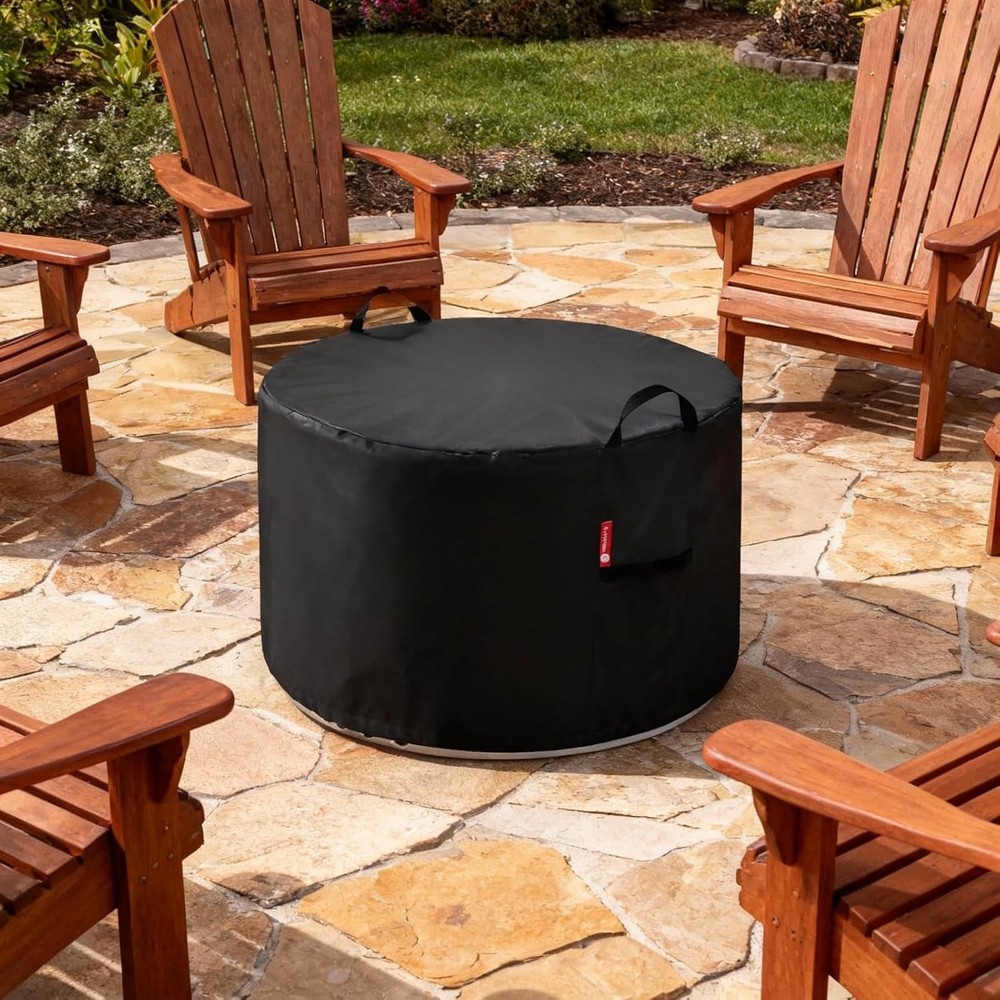 Waterproof Fire Pit Cover for 16”-22” Smokeless Models – Durable 600D Polyester