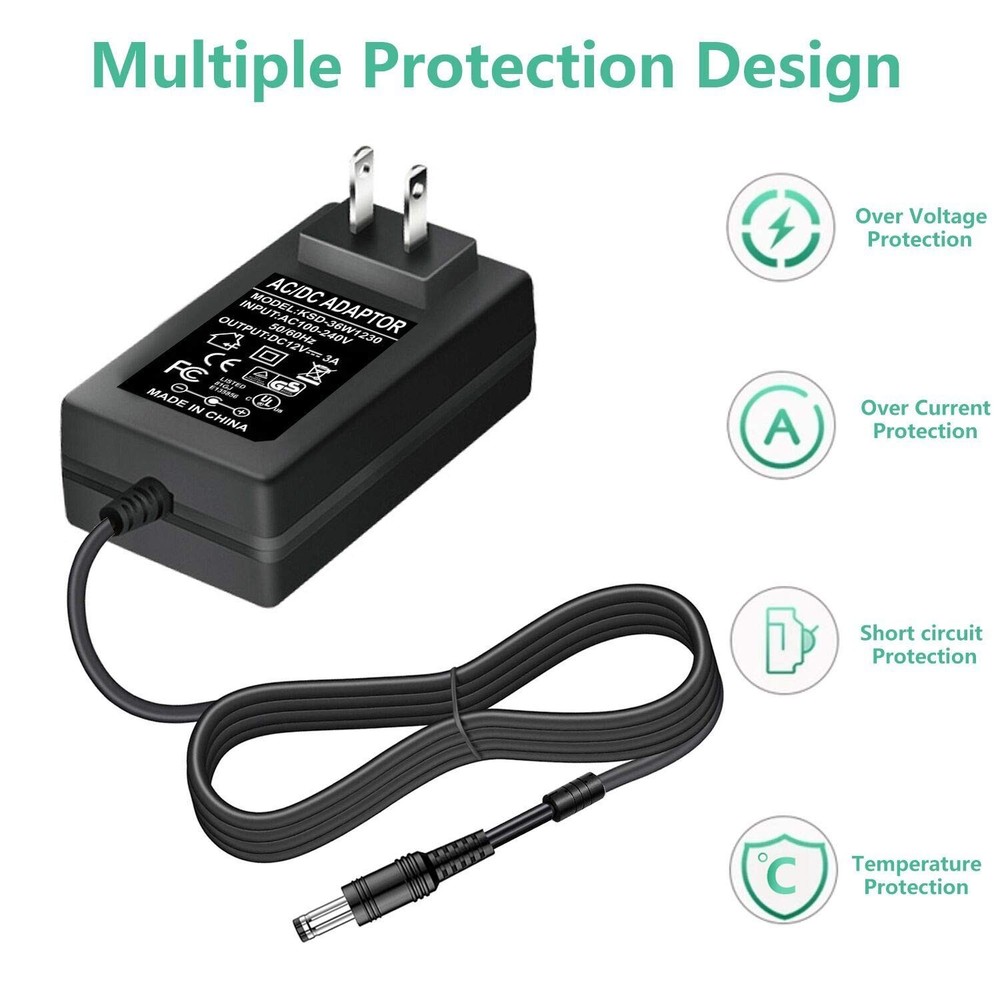 AC/DC Adapter for Lorex BX1202500 BX 1202500 DVR Security System DC 12V Lorex