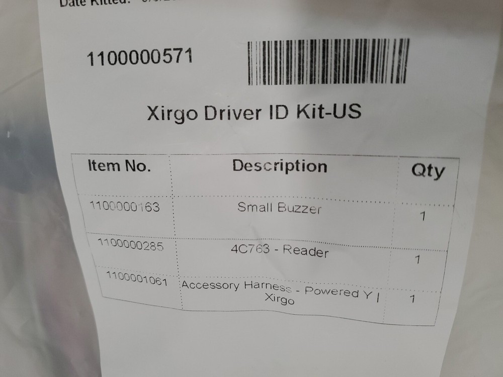 Xirgo 1100000571 Driver ID kit