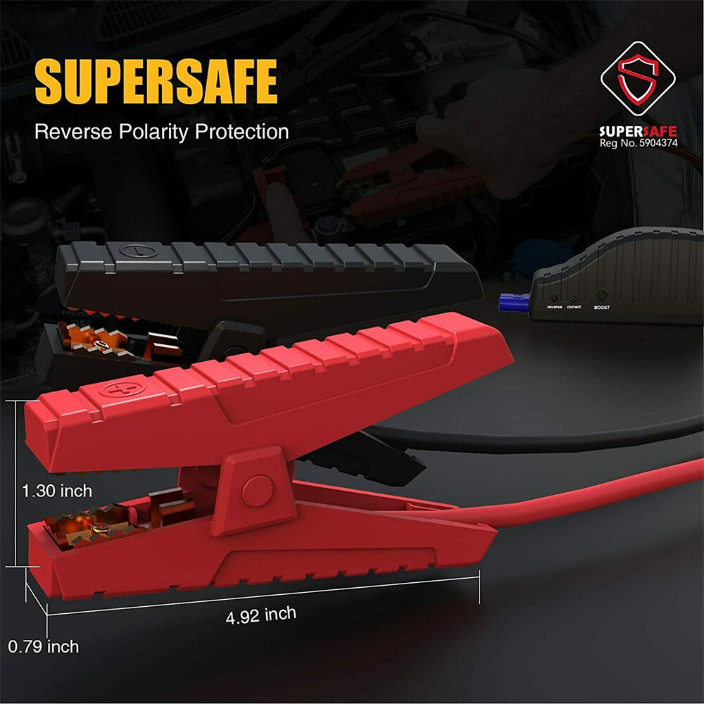 GOOLOO 4000A Car Jump Starter Power Bank Lithium Battery 12V Jump Box Portable