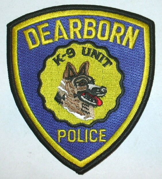 US DEARBORN K9 POLICE patch