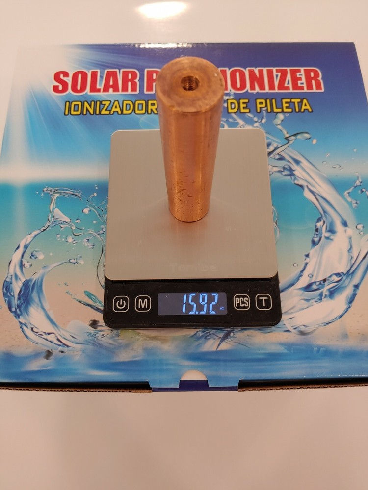 Replace 3 Cu Anodes- 450 gm each 3 Wing Nuts - Universal Fit- Solar Pool Ionizer