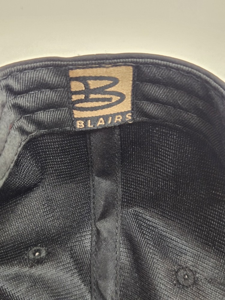 BLAIRS ATHLETIS GOLF HAT BLACK BASEBALL CAP SNAPBACK