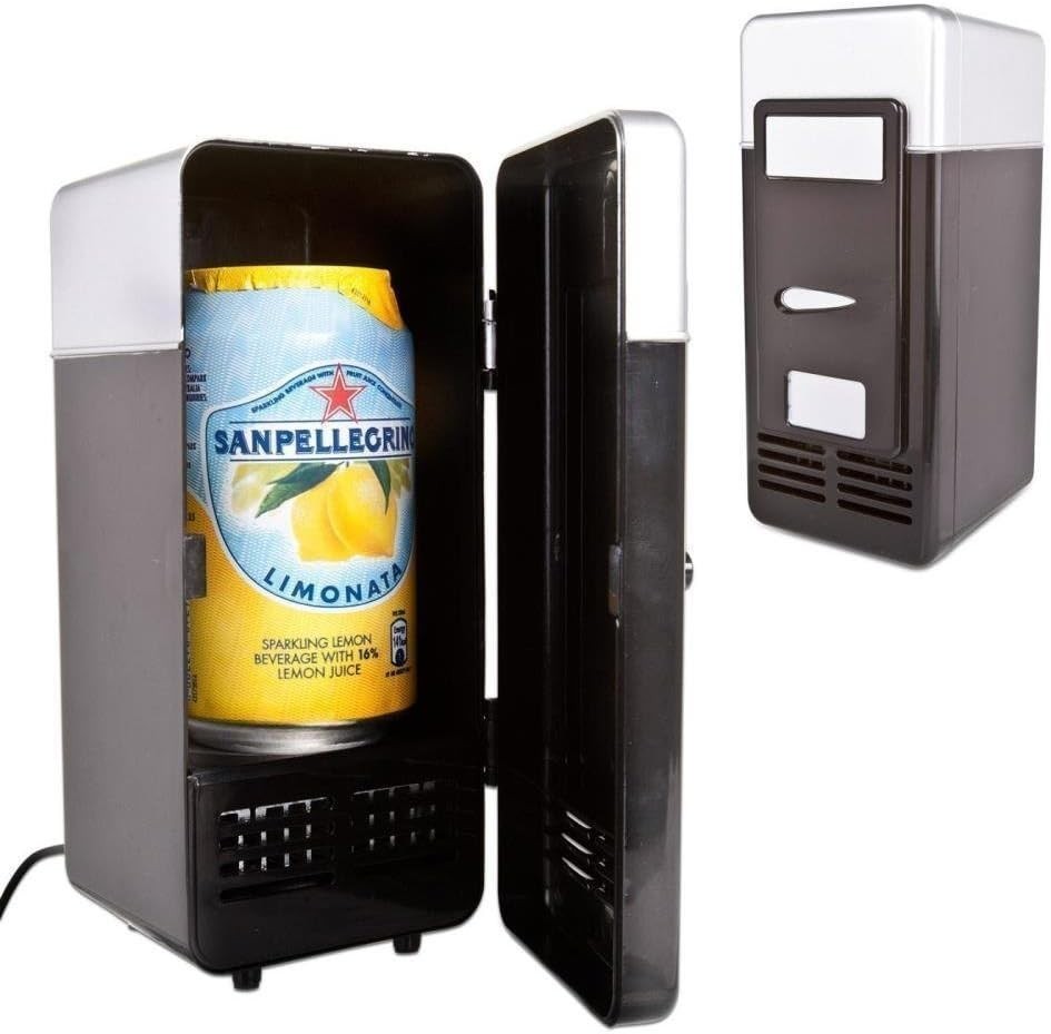 Portable Mini Fridge with USB - Eco-Friendly Cooling & Heating for Cans