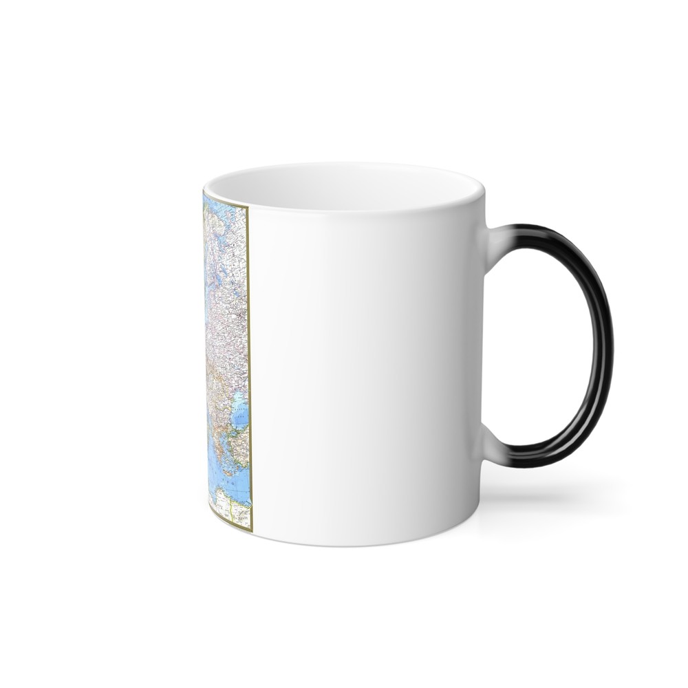Europe (1977) (Map) Color Changing Mug 11oz