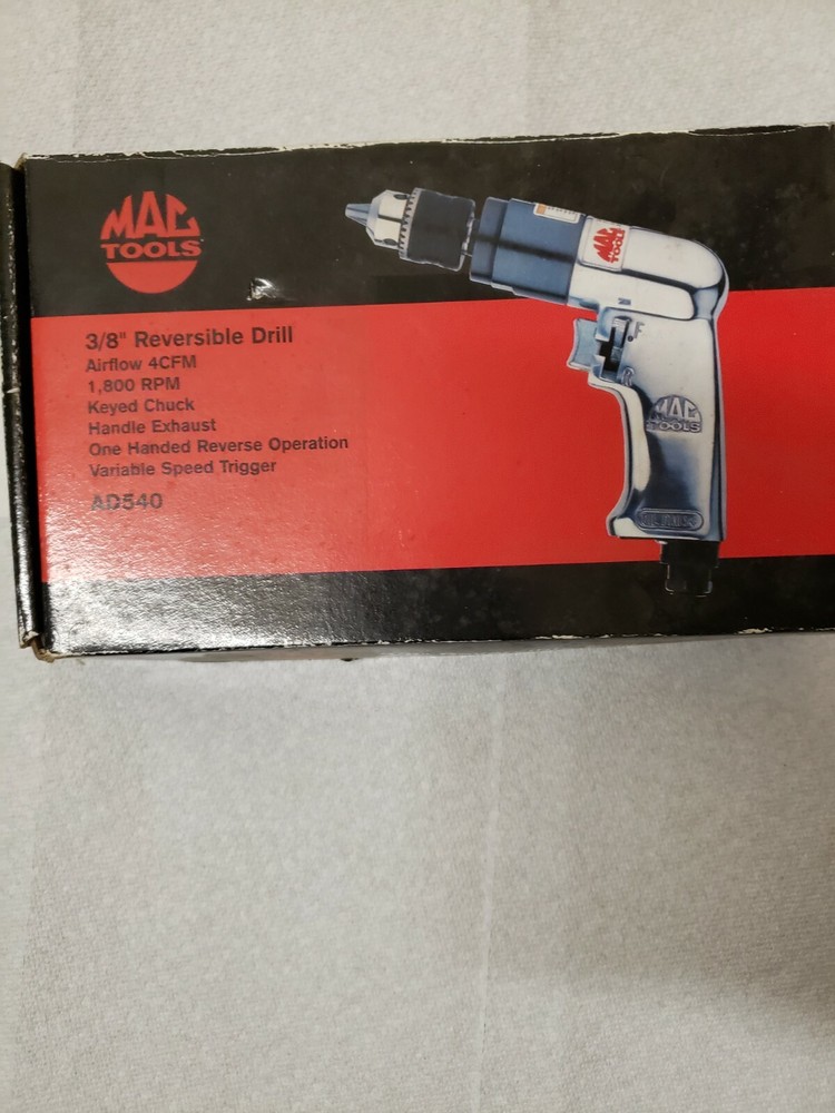 Mac Tools 3/8" Reversible Drill AD540