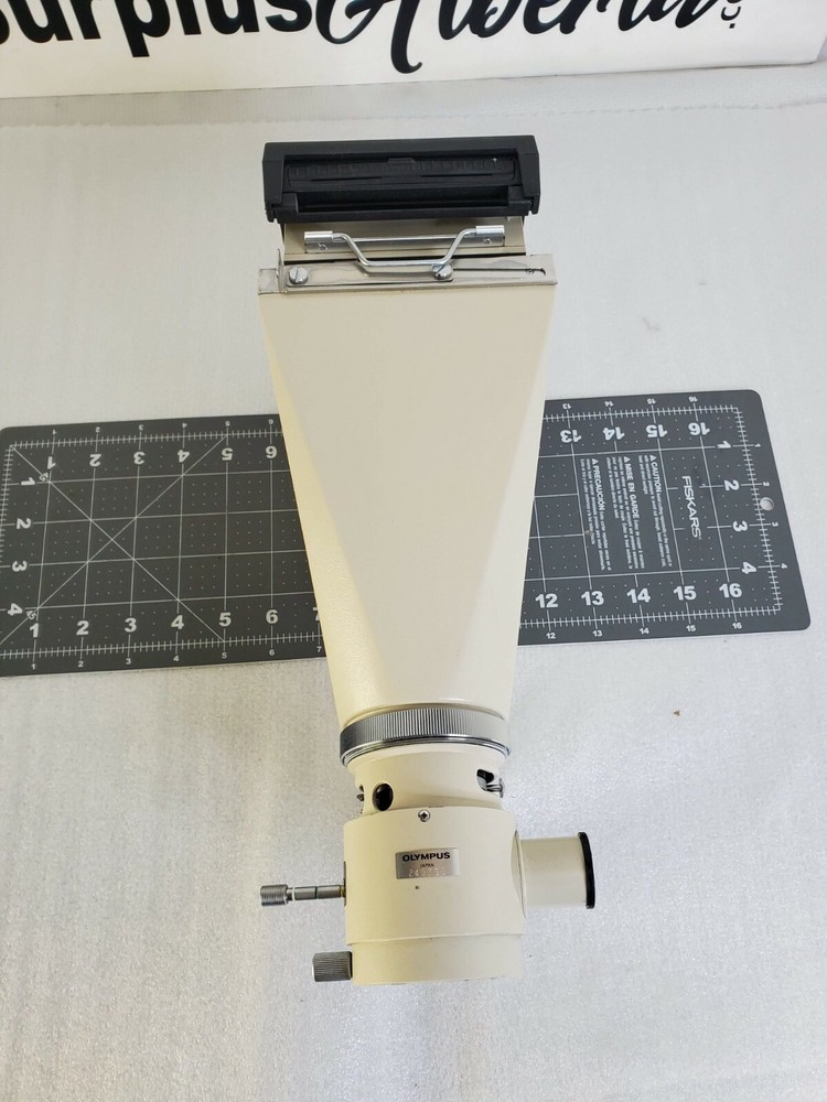 Olympus Microscope Polaroid Camera Attachment Assembly PM-10M