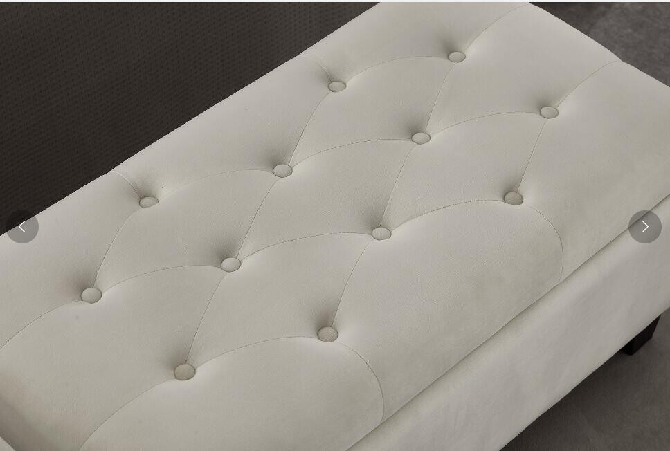 Upholstered storage rectangular for bench Entryway Bench Bench Entryway Velvet