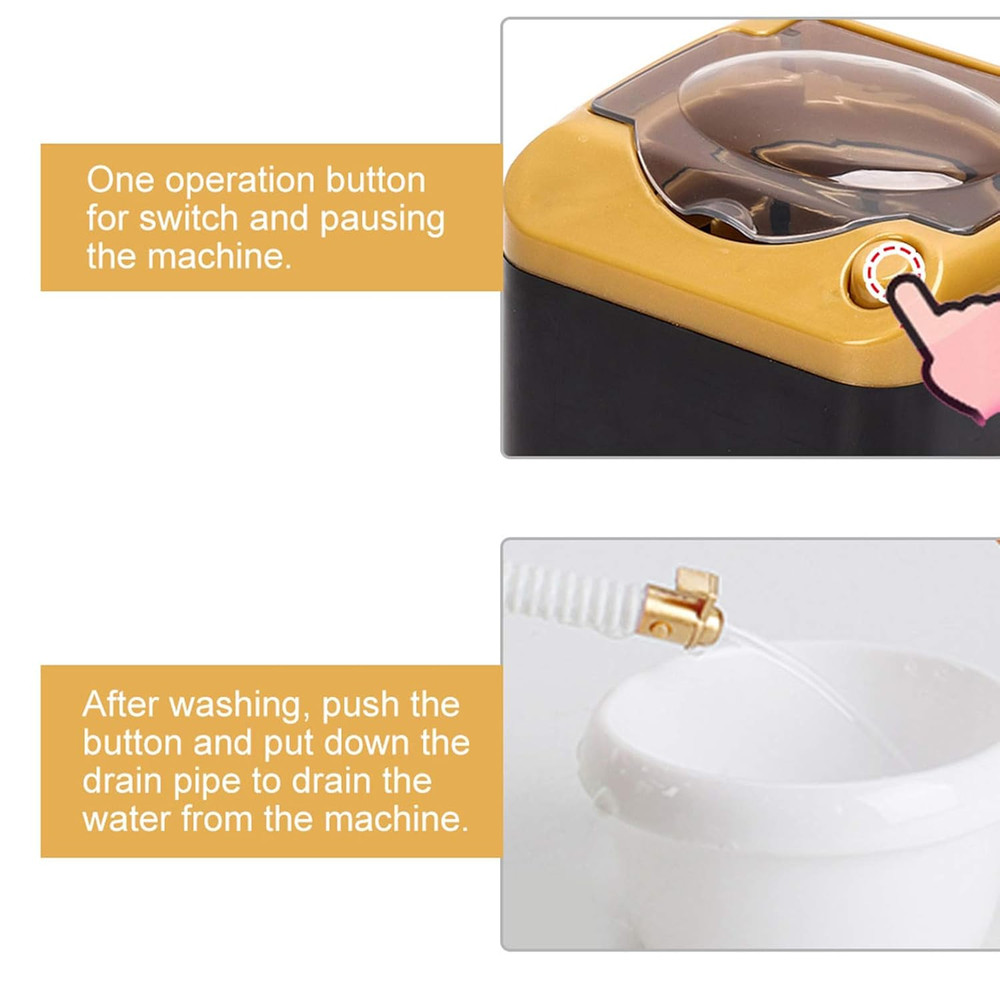 Cosmetic Tool Cleansing Machine, Electric Mini Washing Machine, Mini Makeup Tool