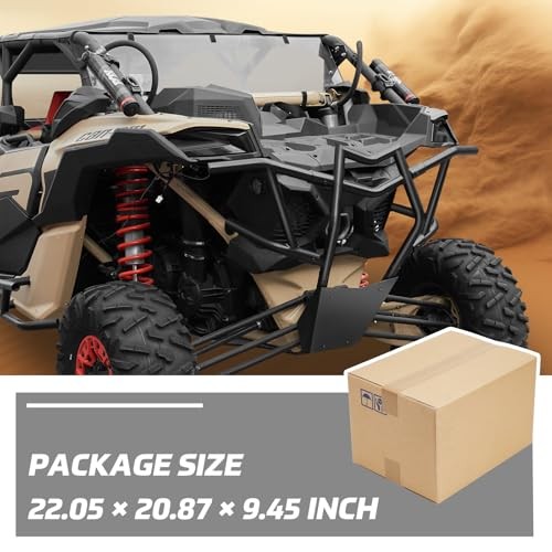 Can-Am X3 Rear Bumper Guard, Heavy Duty Steel Tube Combined Pre-Runner Bumper