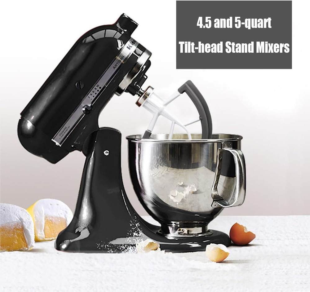 Flex Edge Beater for KitchenAid,Mixer Attachement Compatible With KitchenAid,Mix