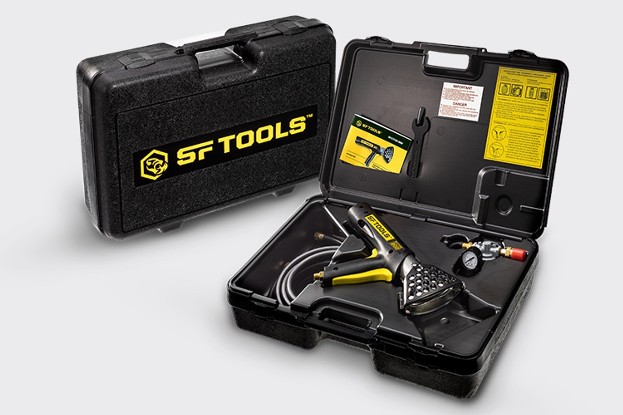 Shrinkfast 200 (998) Rapid Shrink Wrap Fast Heat Gun Tool Kit Case Propane Boat