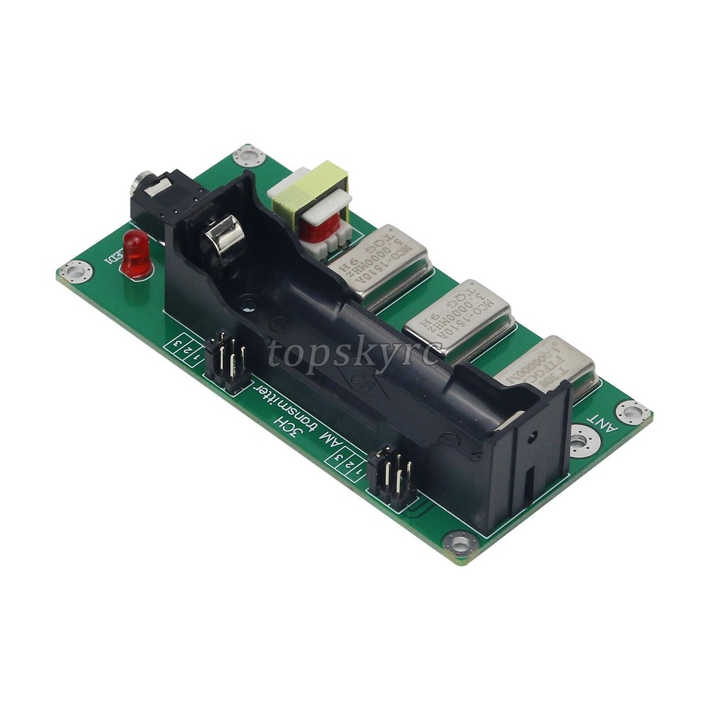 3-Channel AM Radio Transmitter w/ Antenna Audio Cable 1MHz 3MHz 5MHz Finished tp