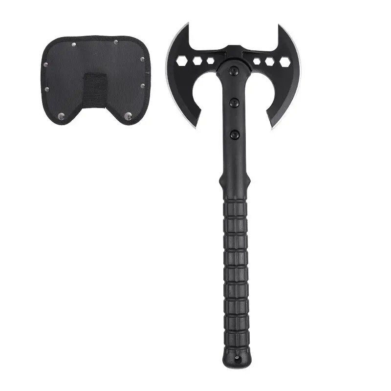 Small Combat Hatchet Double Sided Battle Axe Head Fighting Tomahawk Tactical War