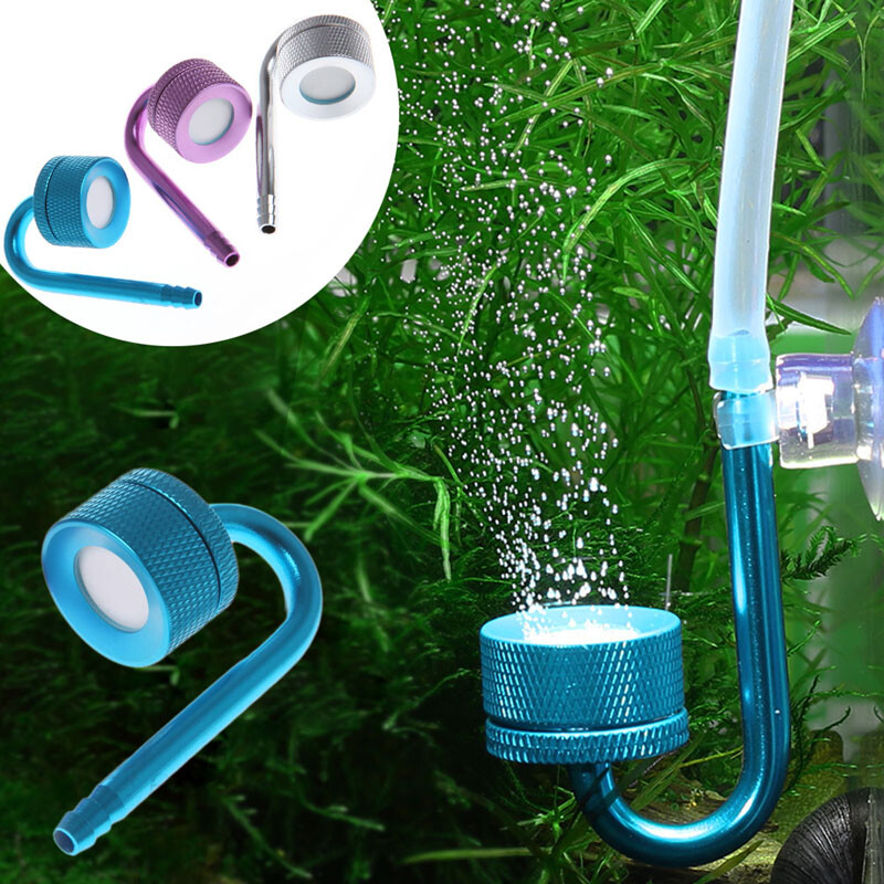Glass CO2 Diffuser CO2 Atomizer Counter for Aquarium Planted for Tank Atomizer