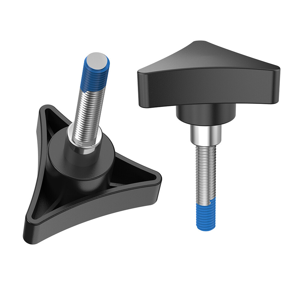 4 Packs Rolling Knob For Rollator Walker Rear / Front Wheel Assembly Replacement