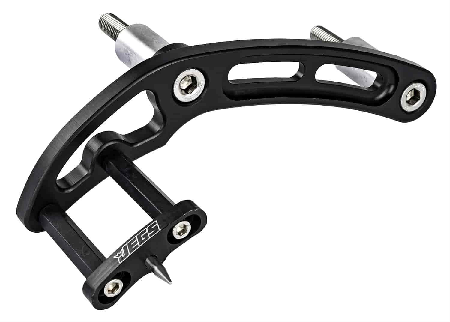 JEGS 51298 Adjustable Timing Pointer GM LS Engines Fits 7.500 in. Balancer Black