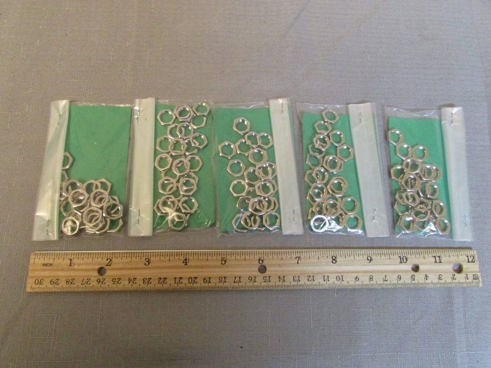 (125) Nuts for Potentiometers Switches Panel Mount Electronics