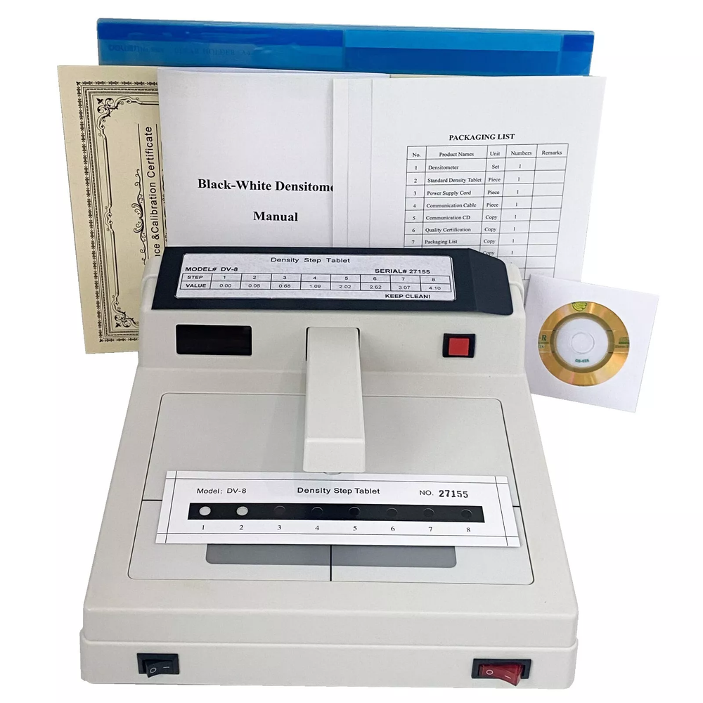 Black and White Density Meter Transmission Densitometer Density Range 0-4.5D