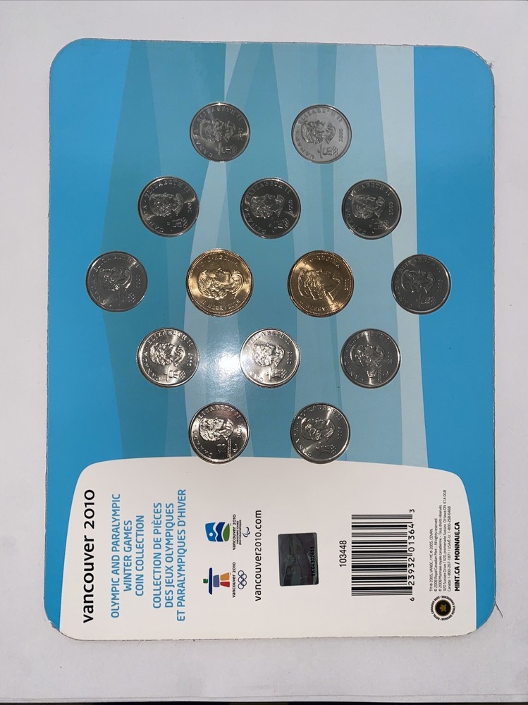 2010 Vancouver Olympic & Paralympic Coin set