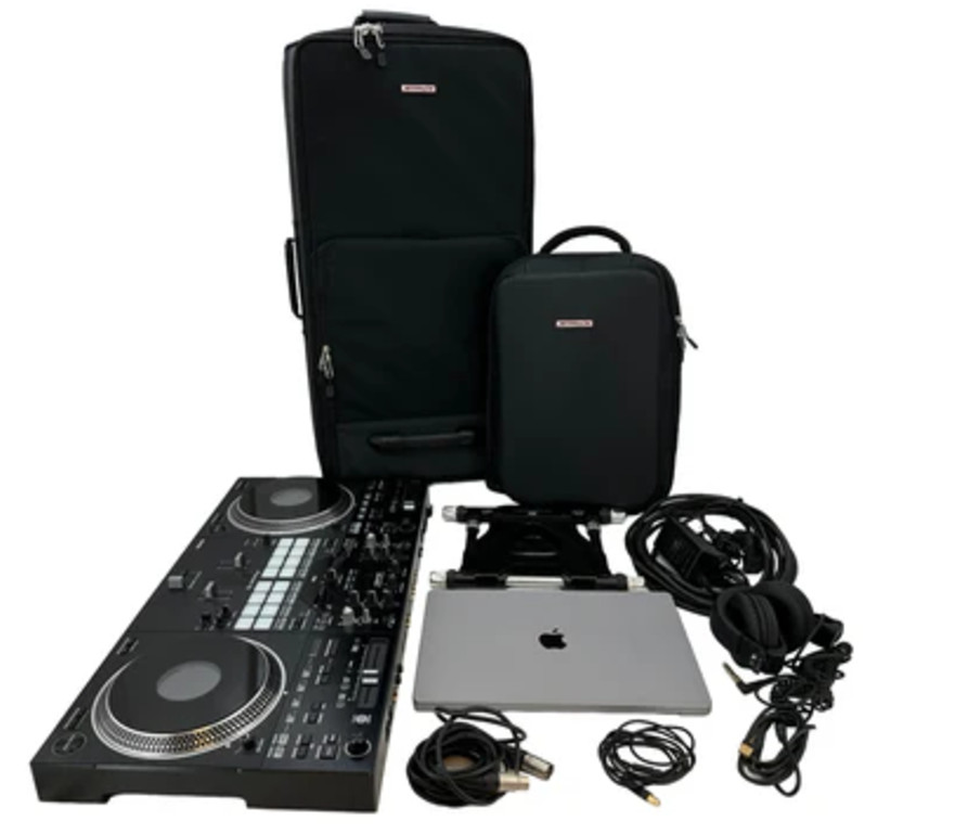 JetPack Glide System Fits Most DJ Controllers: Glide Roller Bag + Snap Backpack