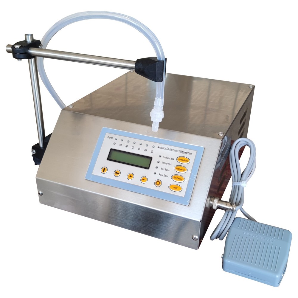 Semi-Automatic Liquid Filling Machine Automatic Counting LCD Display 110V