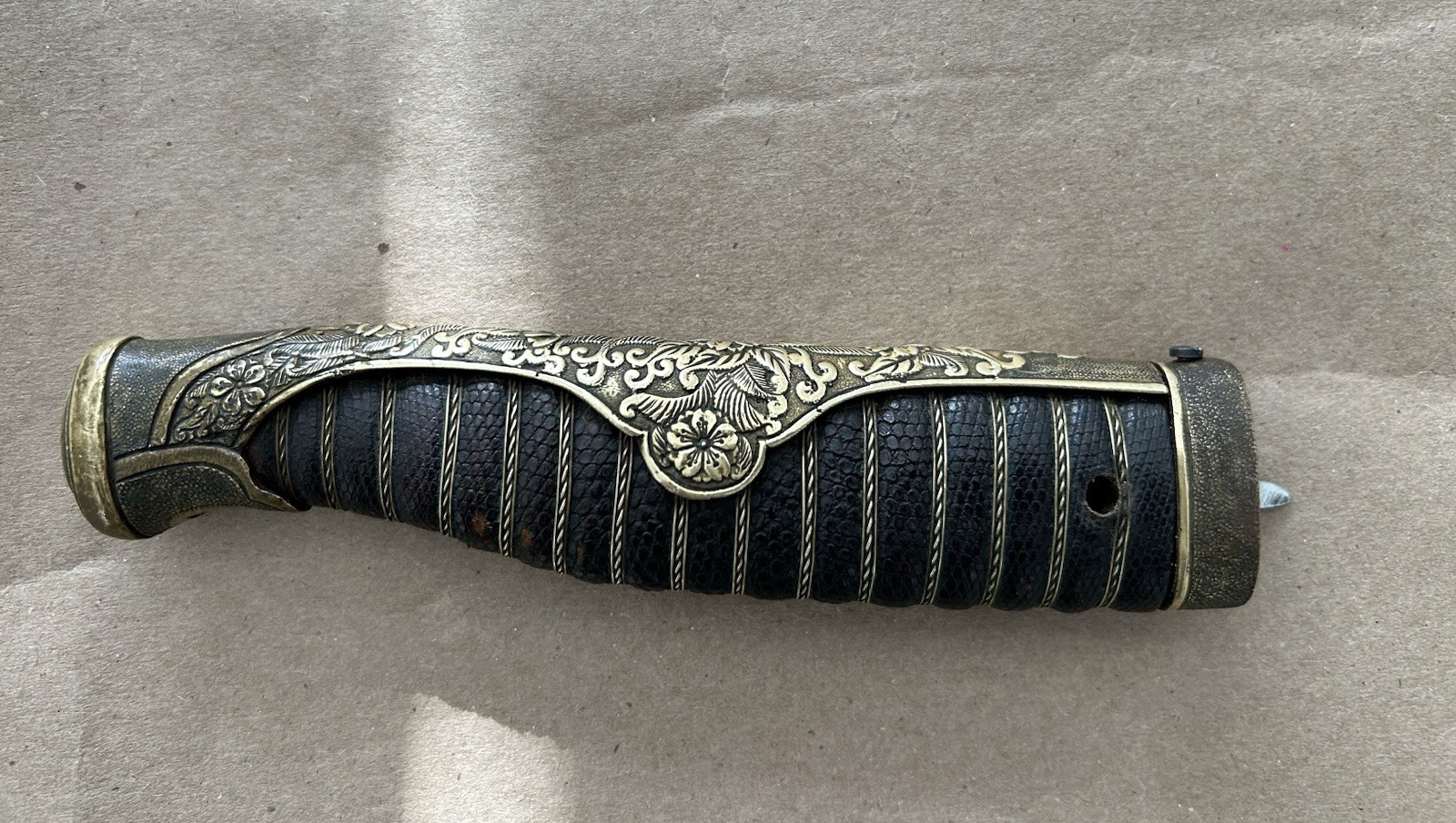 RUSSO JAPANESE OFFICERS SAMURAI SWORD SIGNED