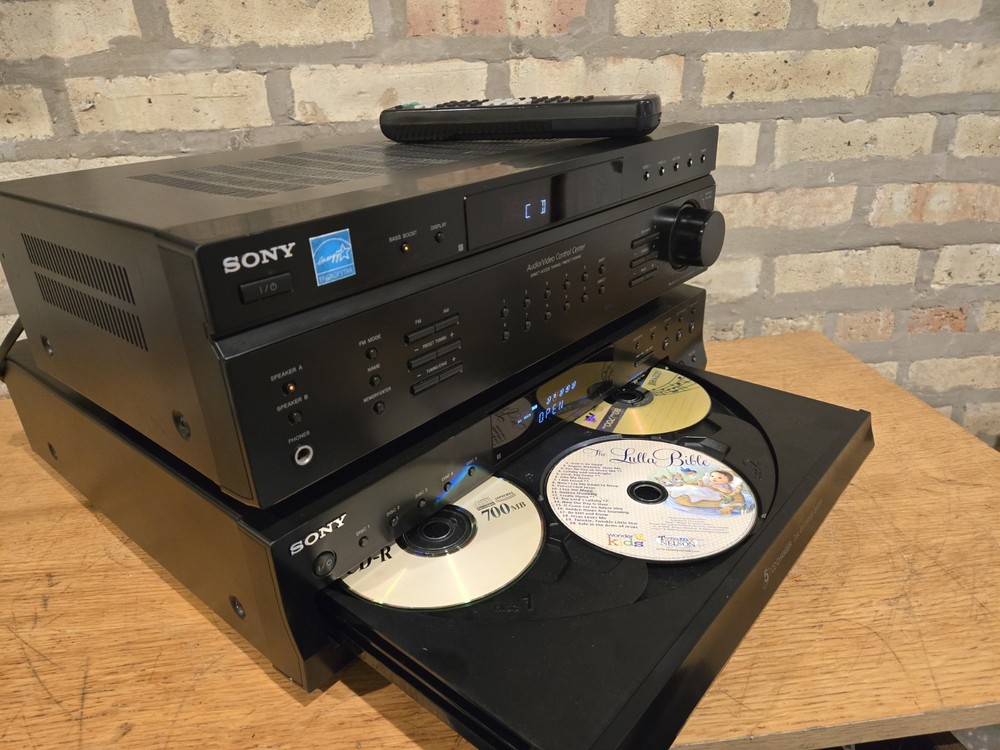 sony cd / usb stereo system with remote Serviced Fully Functional