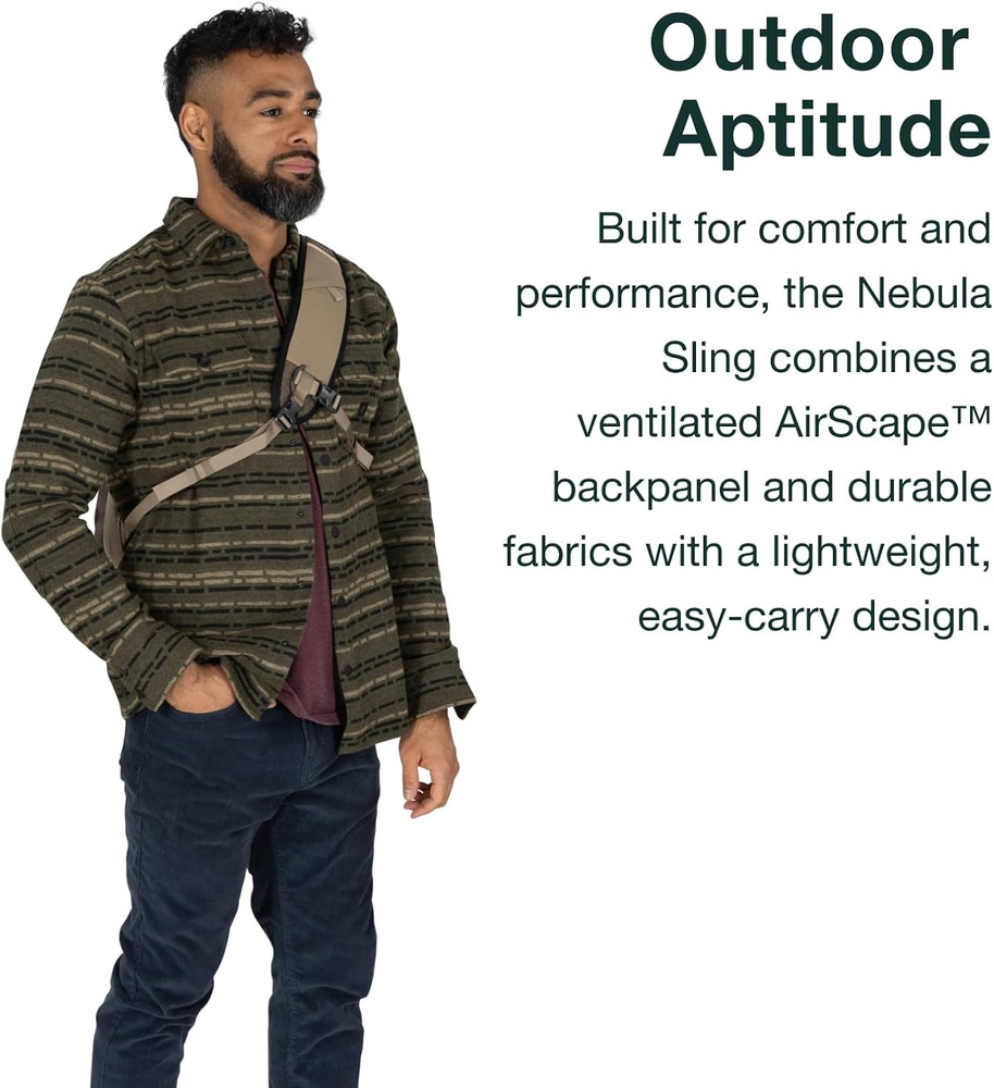 Nebula Shoulder Sling Bag, Black