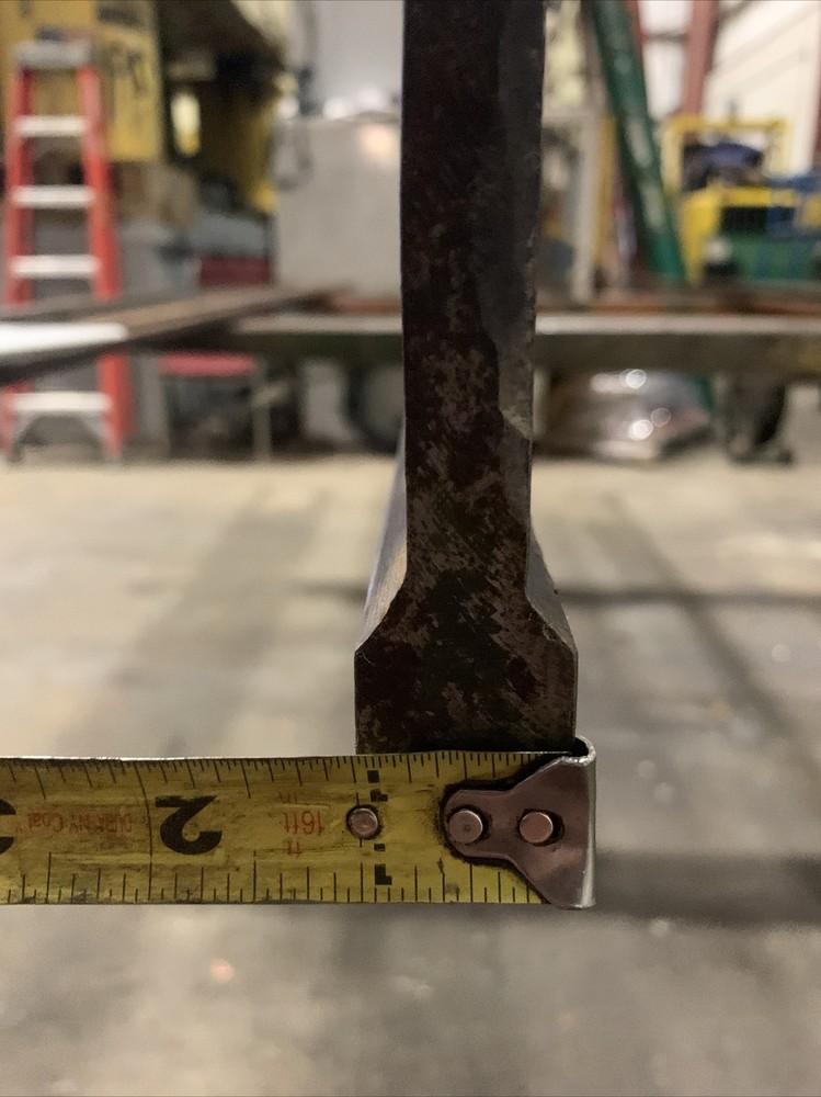 122” Punch 90 Used Press Brake Tooling