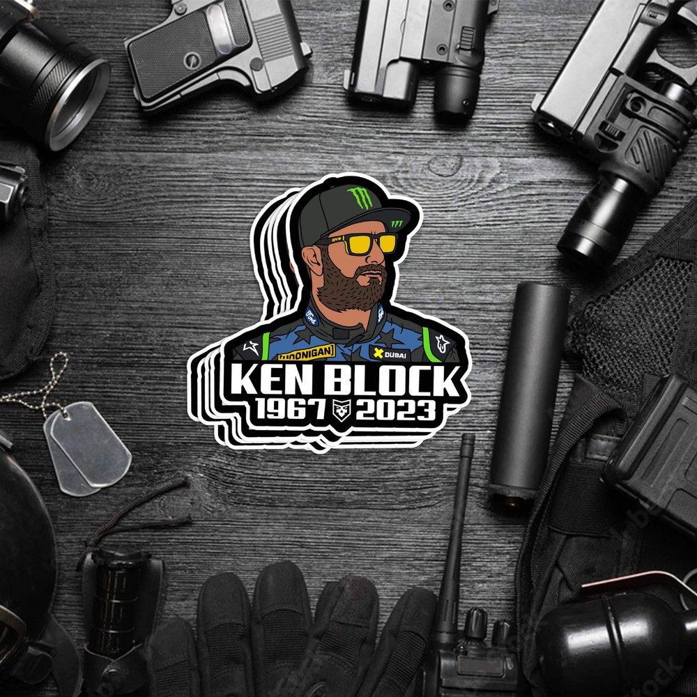 Ken Block Memorial Vinyl Decal