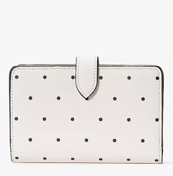 Kate Spade KE819 Disney X Kate Spade Beauty And The Beast Medium Compact Bifold